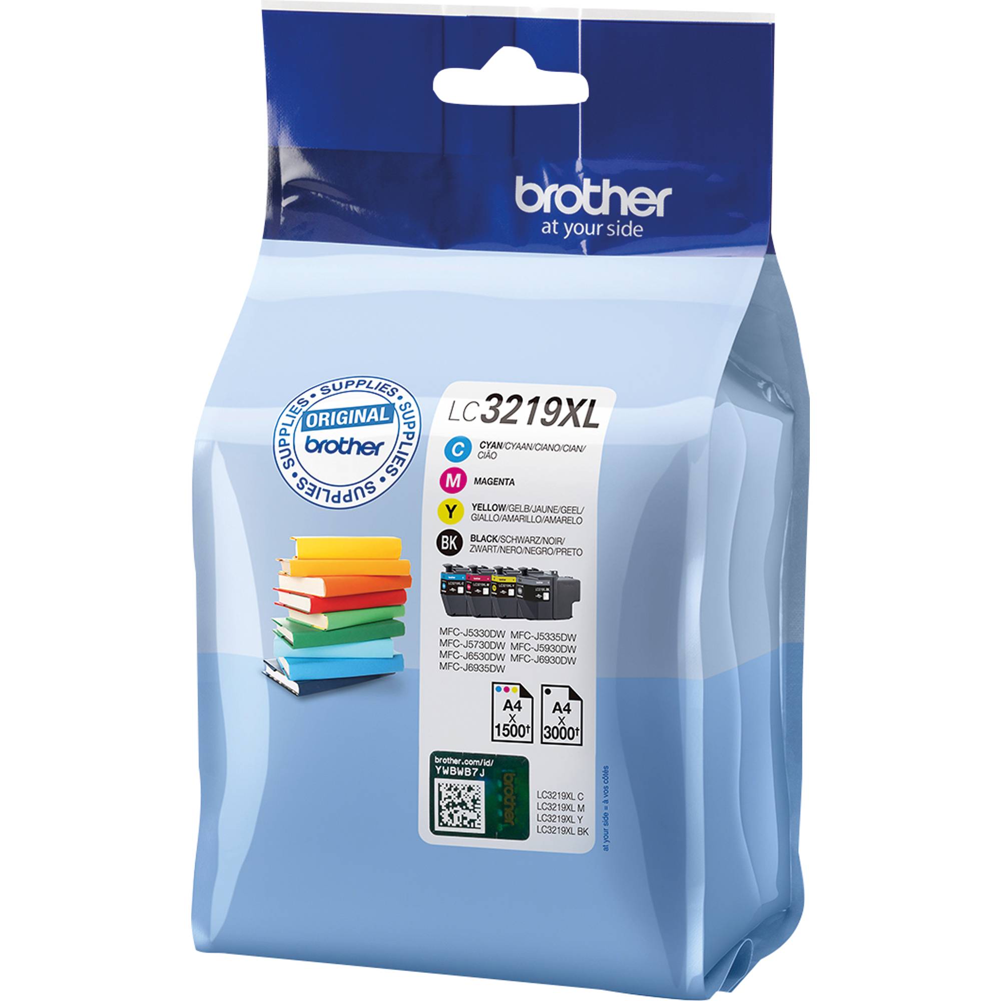 Brother LC3219XL Value Pack - 4er-Pack - XL - Schwarz, Gelb, Cyan, Magenta-0