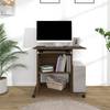 vidaXL Schreibtisch Braun Eichen-Optik 80x50x75 cm Holzwerkstoff