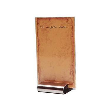 APS Tischkartenhalter, 80 x 70 x 20 mm, silber