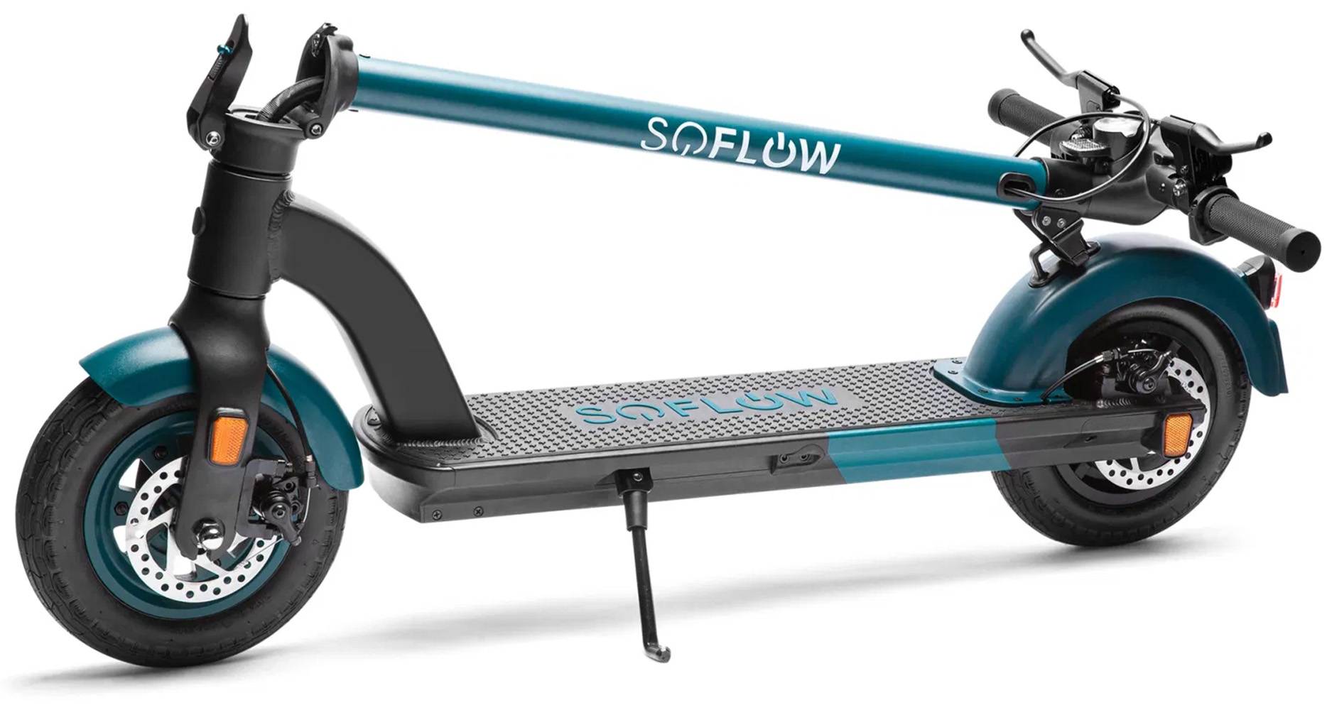 SOFLOW - SO4 pro E-Scooter 10,5 Ah, blk/grn, dt. Straßenzul.-4