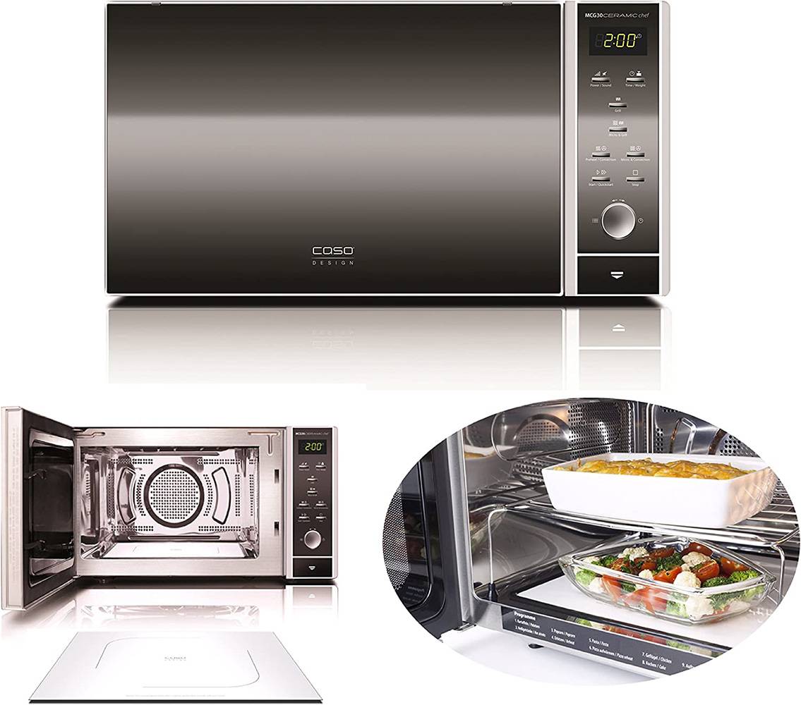 Caso MCG 30 Ceramic Chef Mikrowelle mit Heißluft und Grill-2