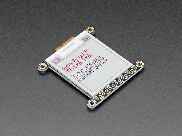 Adafruit 1.54\" dreifarbiges eInk / ePaper 200x200 Display mit SRAM