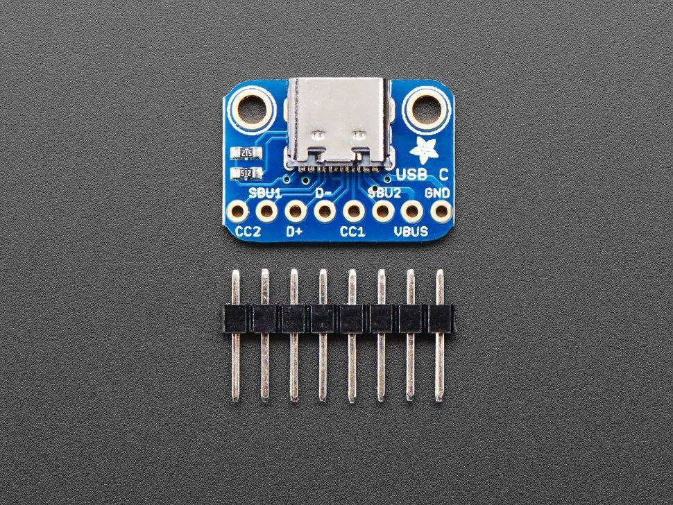 Adafruit USB Type C Breakout Board, Downstream Verbindung-4