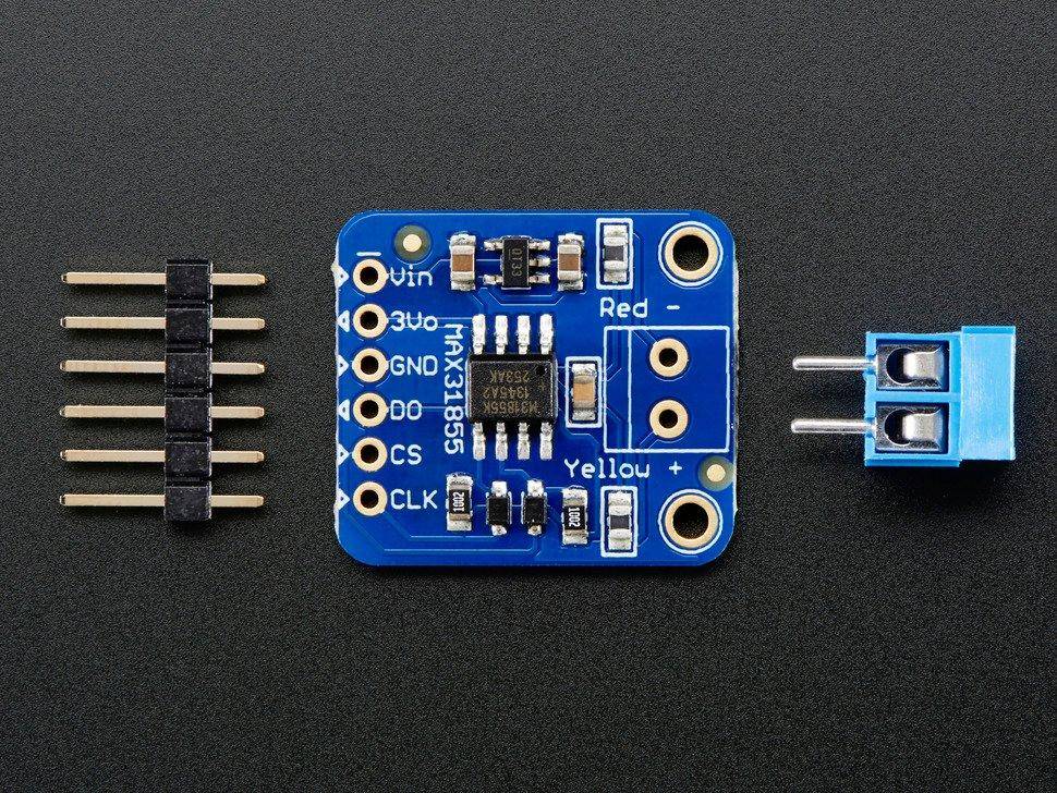 Adafruit Thermocouple Amplifier MAX31855 Breakout Board (MAX6675 Upgrade)-1