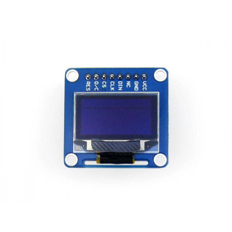 0.96\" 128x64 OLED Display Modul, zweifarbig (gelb/blau), SPI/I2C Interface, vertikale Stiftleiste-4
