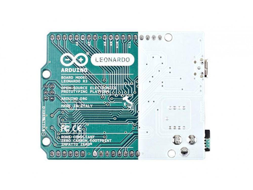 Arduino Leonardo - ATMega32u4 - 16 MHz - 0,032 MB - 2,5 KB - 1 KB - Arduino - wi-2