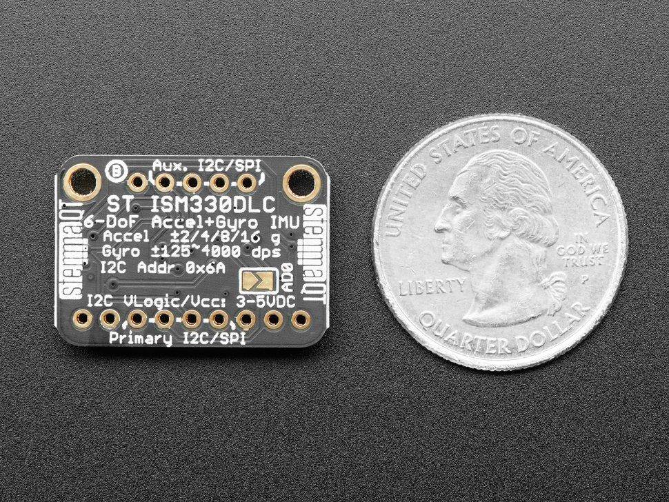 Adafruit ISM330DHCX - 6 DoF IMU - Beschleunigunsmesser und Gyroskop-2