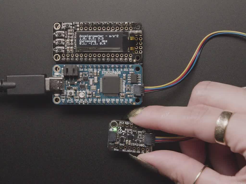 Adafruit ISM330DHCX - 6 DoF IMU - Beschleunigunsmesser und Gyroskop-4