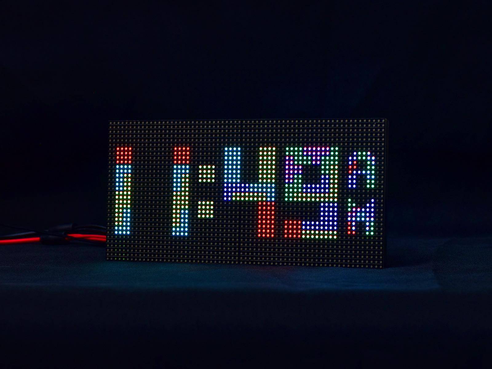 WaveShare RGB Full-Color LED Matrix Panel, 64x32 Pixels, Adjustable Brightness-4