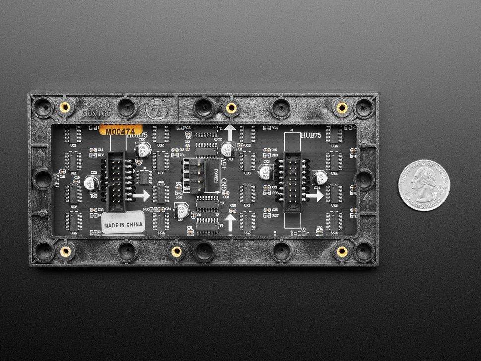 Adafruit 64x32 RGB LED Matrix - 2.5mm Pitch for Arduino Mega Raspberry Pi-2