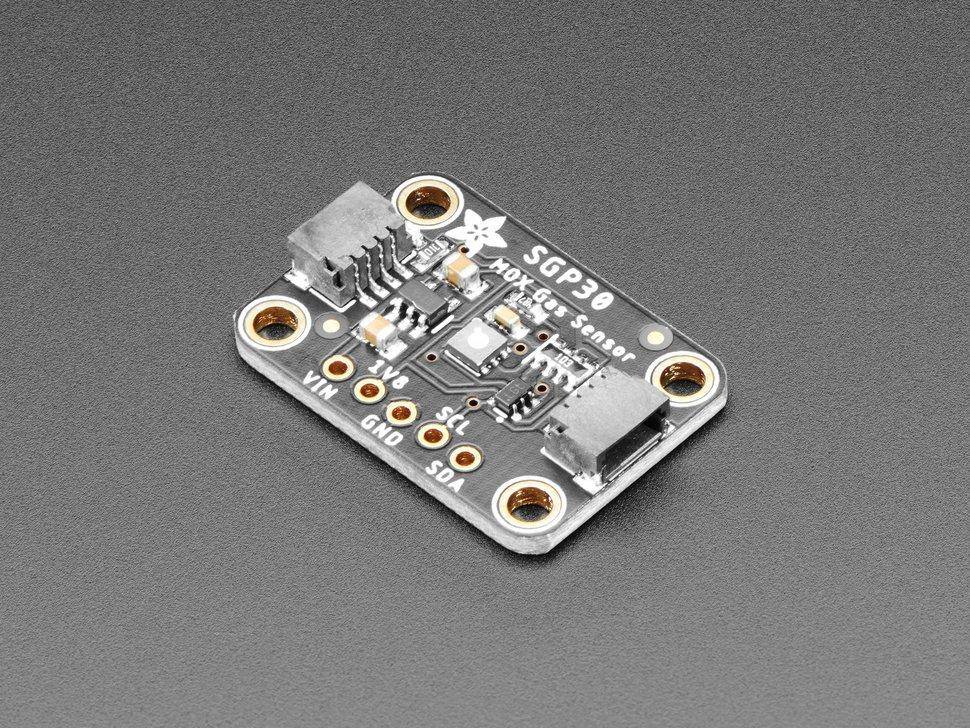 Adafruit SGP30 - Gas, Luftfeuchtigkeit, Innenraum-Luftqualität (IAQ) Evaluierungsboards - Sensore-0