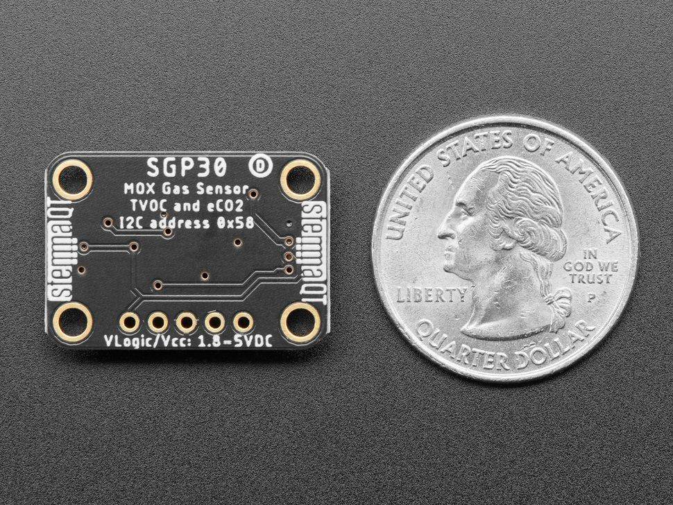 Adafruit SGP30 - Gas, Luftfeuchtigkeit, Innenraum-Luftqualität (IAQ) Evaluierungsboards - Sensore-2