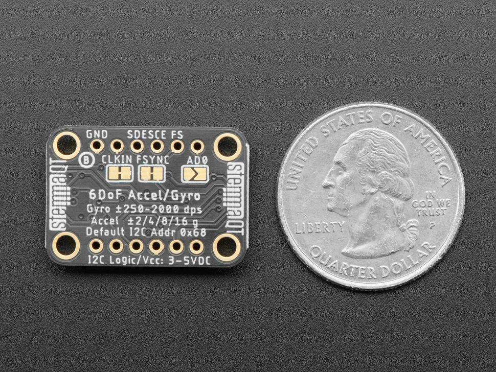 Adafruit MPU-6050 6-DoF Accel and Gyro Sensor - STEMMA QT Qwiic-2