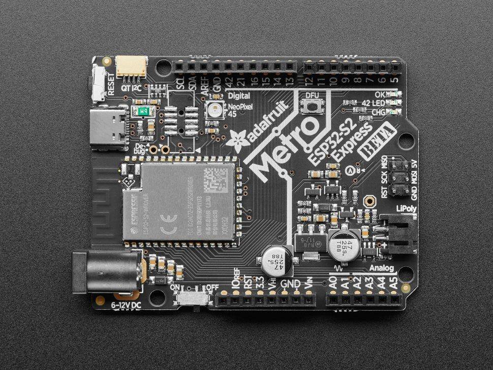 Adafruit ESP32-S Transceiver; 802.11 b/g/n (Wi-Fi, WiFi, WLAN) 2,4GHz Evaluierungsplatine 4775-3