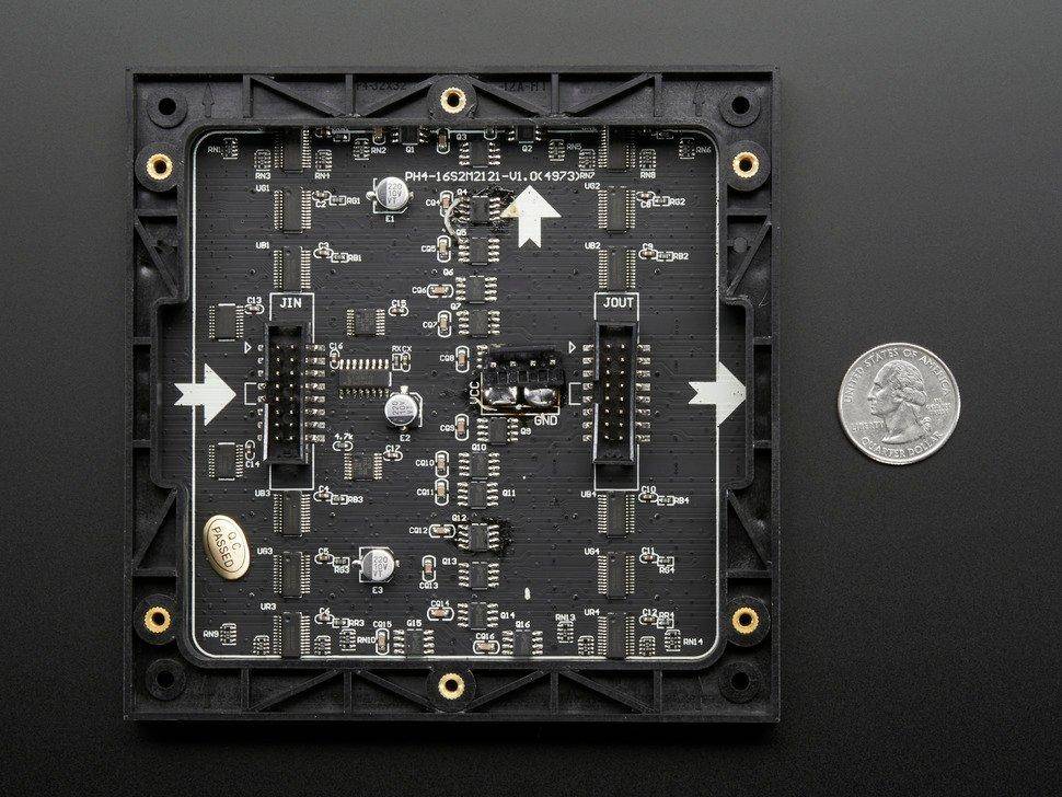 Adafruit 32x32 RGB LED Matrix Panel - 4mm Raster-3