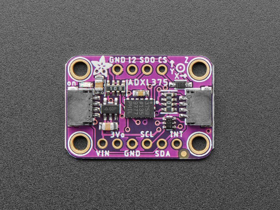 Adafruit ADXL375 - High G Accelerometer (+-200g) with I2C and SPI-1