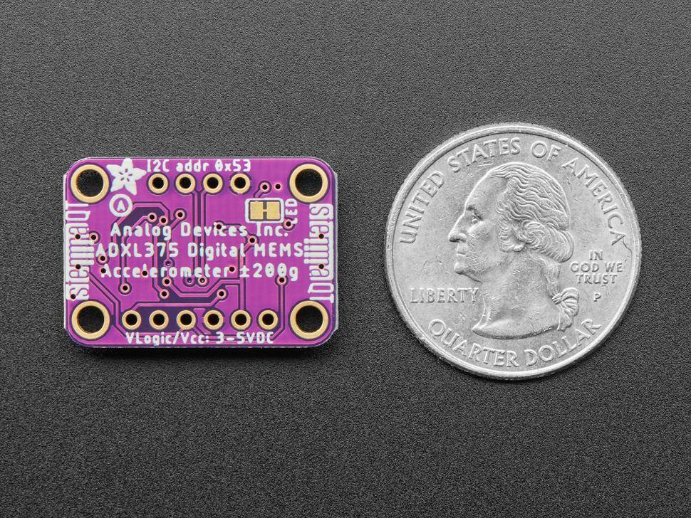 Adafruit ADXL375 - High G Accelerometer (+-200g) with I2C and SPI-3