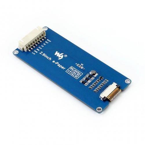 Waveshare 2.9\" e-Paper Modul, 296x128, graustufen, SPI Schnittstelle, 170° Blickwinkel, 3,3V-2