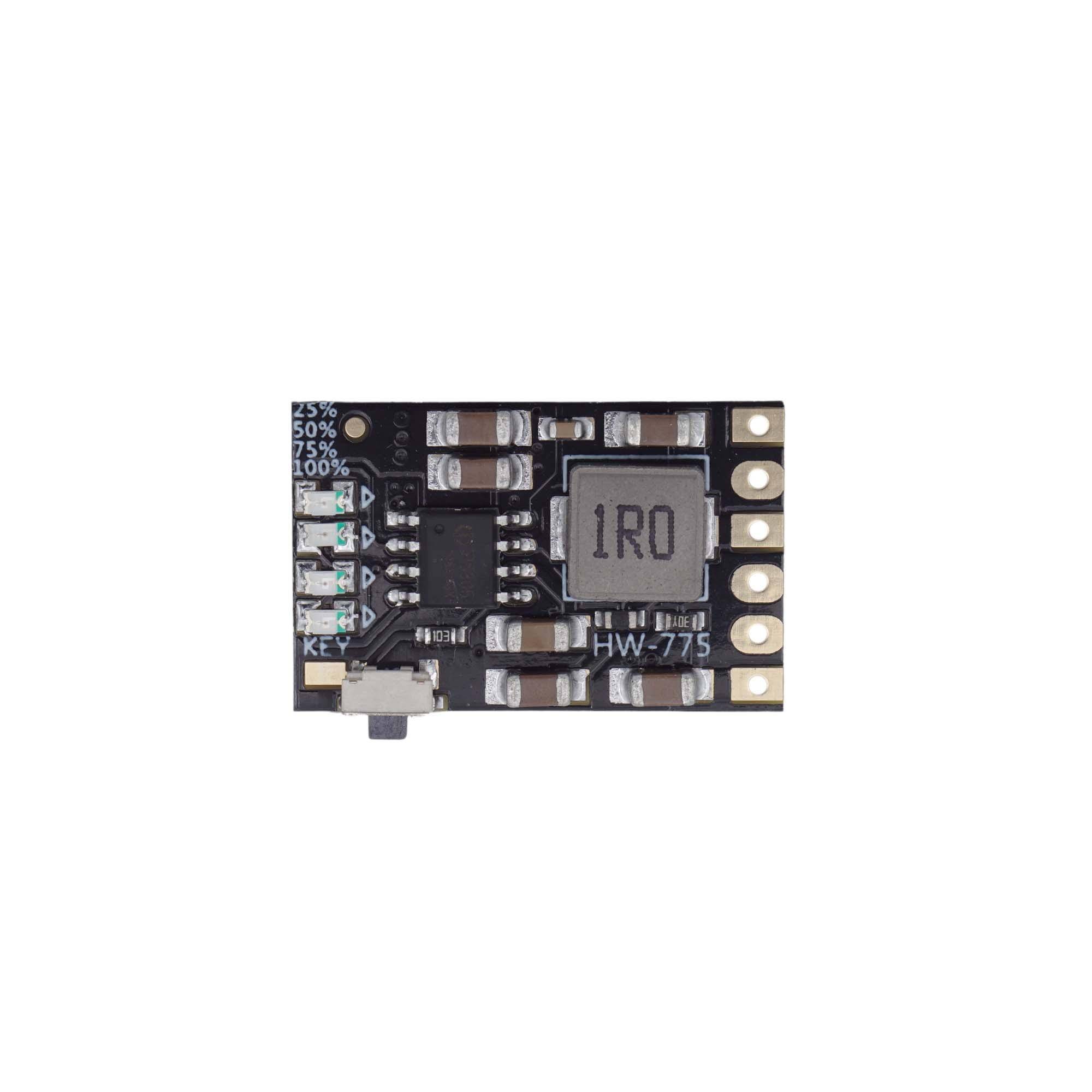 4in1 Lade-, Entlade-, Schutzschaltungs-, Spannungswandler Modul für 3,7V Lithium Akkus, 5V / 2A-1