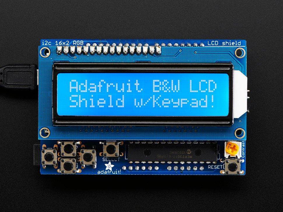 Adafruit LCD Shield Kit inkl. 16x2 Display-0