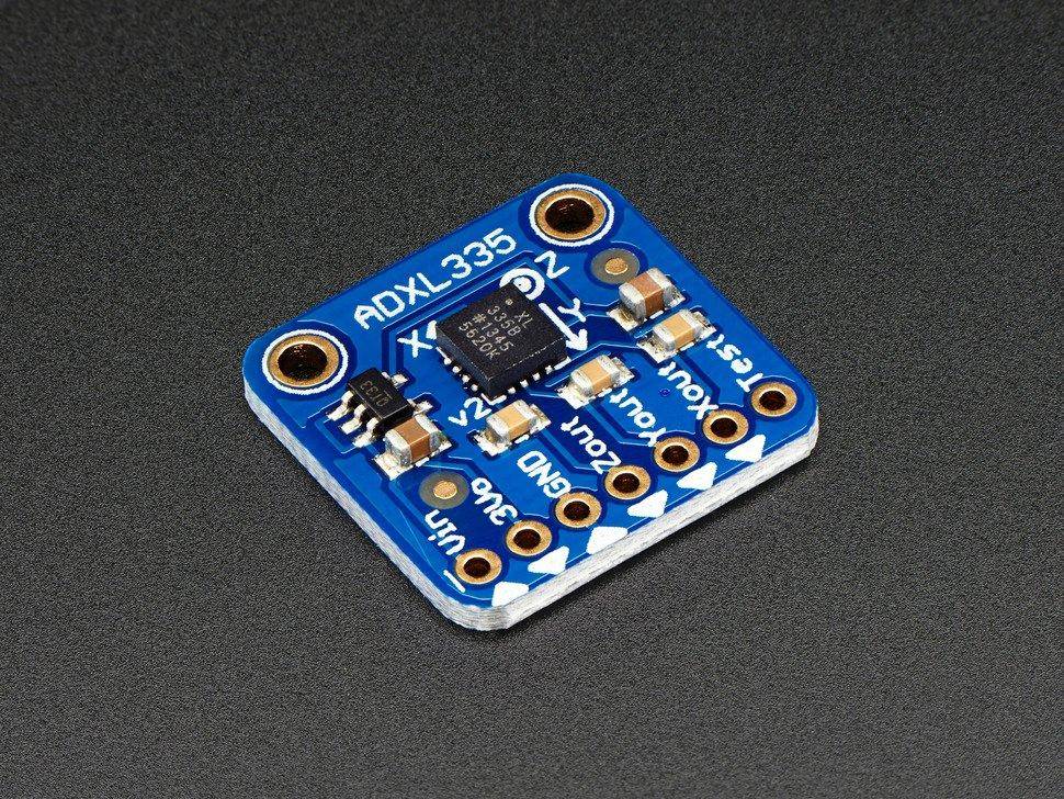 Adafruit ADXL335 - Beschleunigungsmesser, 3 Achsen Evaluierungsboards - Sensoren 163-0