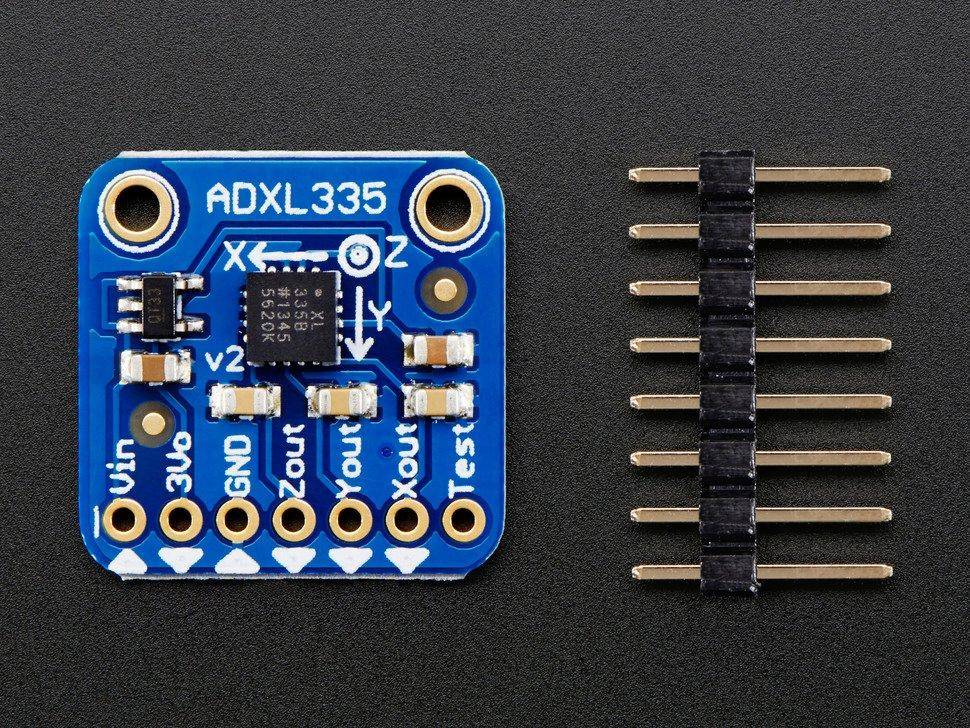 Adafruit ADXL335 - Beschleunigungsmesser, 3 Achsen Evaluierungsboards - Sensoren 163-1