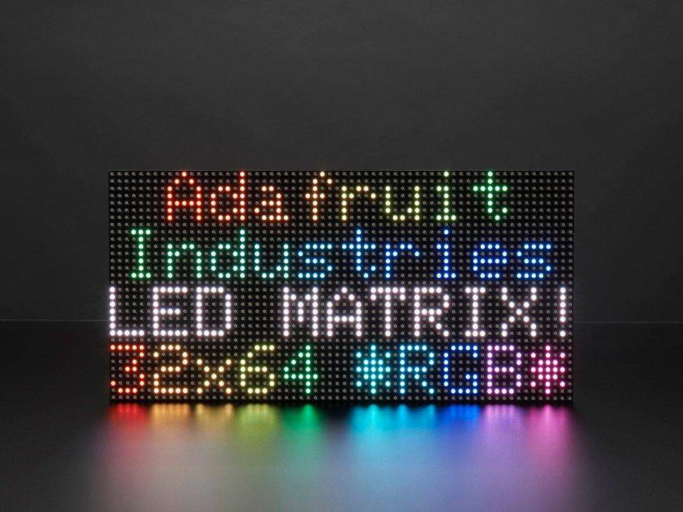 64x32 RGB LED Matrix - 5mm Raster-1