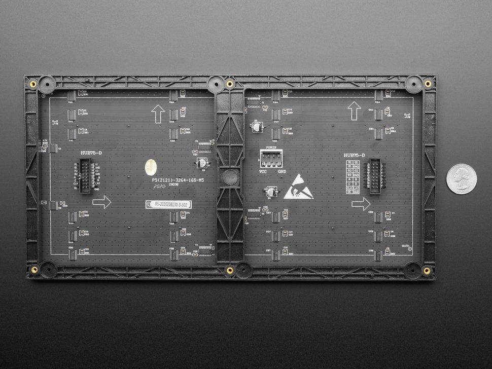 64x32 RGB LED Matrix - 5mm Raster-3