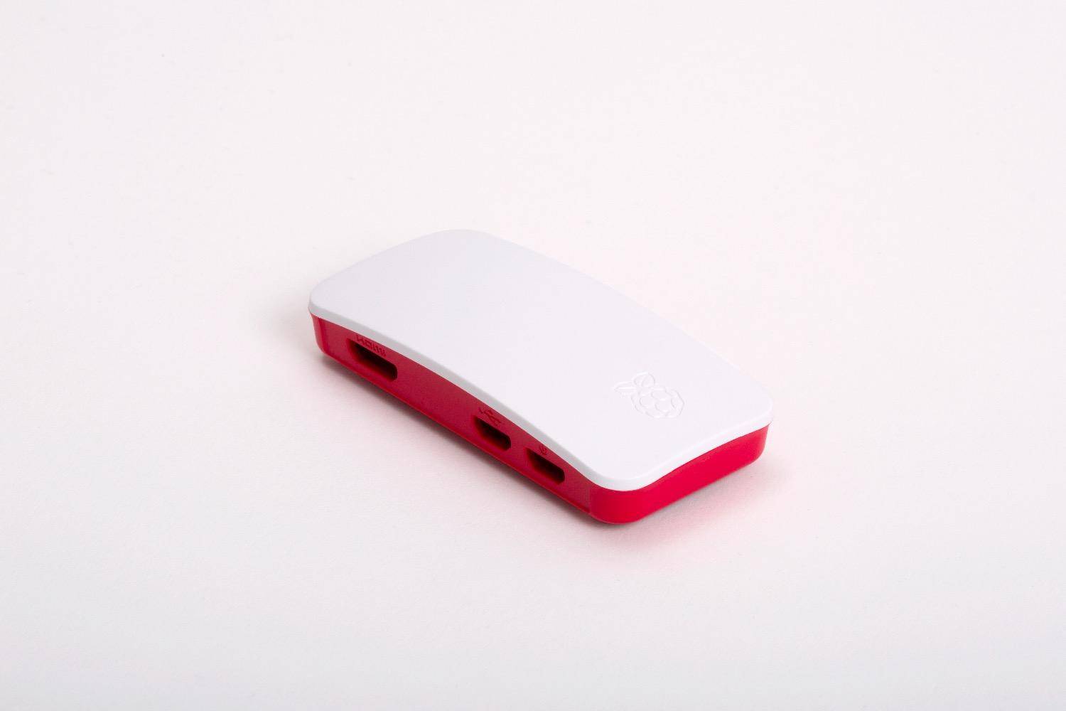 Raspberry Pi Pi - Hülle - weiss Rot-1