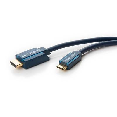 Clicktronic Mini-HDMI-Adapterkabel 1m,Ethernet 70320