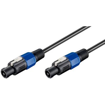 PA-Verbindungskabel Speakon® kompatibel Stecker  Stecker schwarz - Länge: 5,00 m