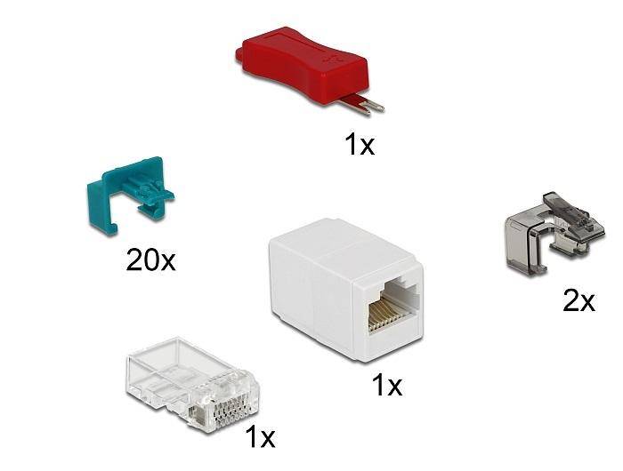 RJ45 Secure Clip, Starter Set 20 Stück-4