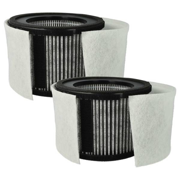 vhbw 2x Filter kompatibel mit Leifheit / Soehnle Airfresh Clean 300 | 400 Luftbefeuchter - Luftfilter