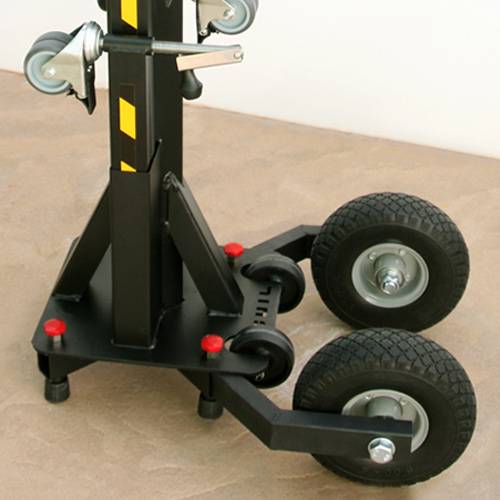 GUIL RD-02 - Radadapter-Set für unebenes Gelände wie Baustellen (geeignet für Teleskop-Lift ELC-730/R) - in schwarz-3