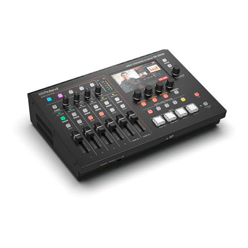 ROLAND SR-20HD - 2-Kanal Direkt-Streaming HD AV-Mixer (1.080/60p | LCD-Display | Streaming-Encoder | Audio-Mixer | SRT-1