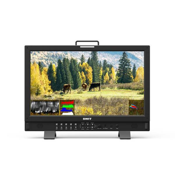 SWIT ELECTRONICS BM-H215 - 4K Broadcastmonitor (21,5" Full-HD QLED | Payload ID Auto-Setting | 12G-SDI/3G-SDI/HDMI2.0) --0