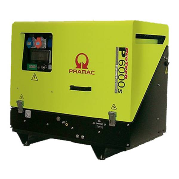 PRAMAC P6000s - Diesel Stromerzeuger (400V/ 230V | 435 cm³ Hubraum | 3 Phasen | 50 Hz | E-Start)