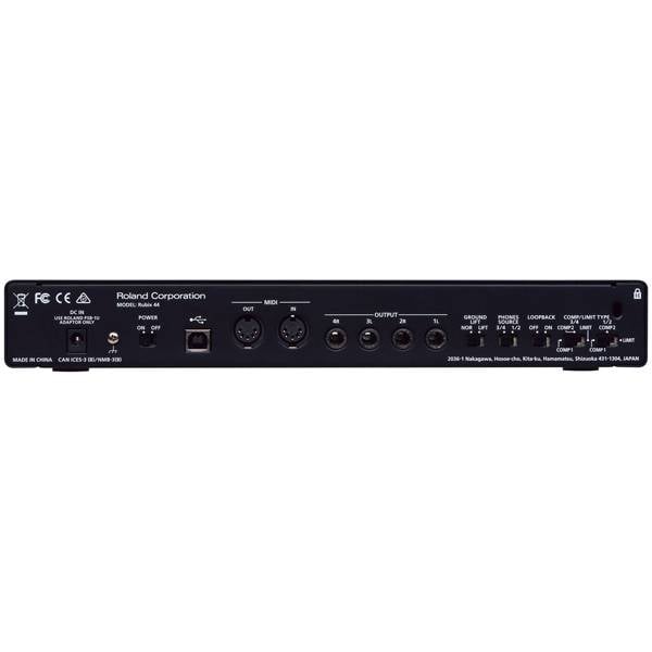 ROLAND RUBIX44 - USB Audio-Interface (XLR-Mikrofonvorverstärker | 4x Eingänge & 4x Ausgänge)-2