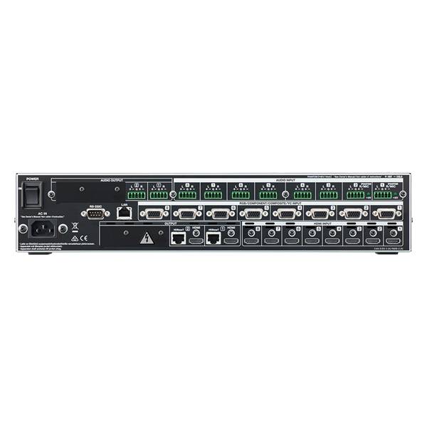 ROLAND XS-82H - Multi-Format HD Matrix Switcher (8x HDMI-In & 2x HDMI-Out | 16-Kanal Audio-Mixer | HDBaseT | RS-232 |-2