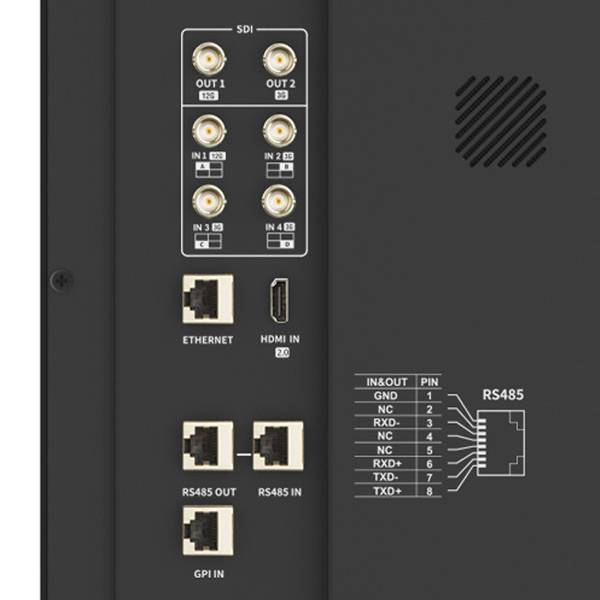 SWIT ELECTRONICS BM-H245 - 4K Broadcastmonitor (23,8" Full-HD QLED | Payload ID Auto-Setting | 12G-SDI/3G-SDI/HDMI2.0) --4