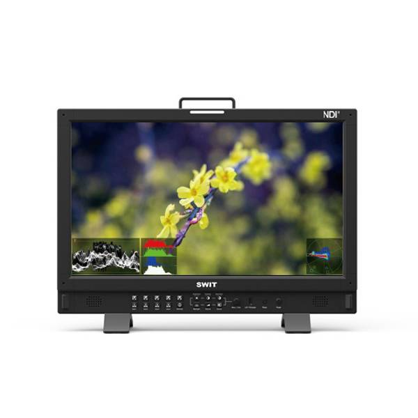 SWIT ELECTRONICS BM-215-NDI - 4K NDI-Videomonitor (21,5" Full-HD QLED-Display | 3D LUT Auto-Kalibrierung |-0