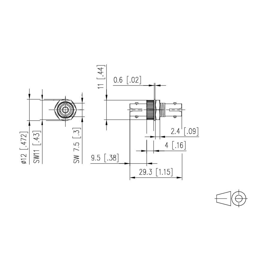 Metz Connect 15090001-I LWL-Kupplung Metall 1 St.-4