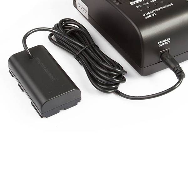 SWIT ELECTRONICS S-7500C - CANON BP Dummy Akku mit DC-Stecker und Pole-Tap (7.2V DC | Kabellänge 1,00m) - in schwarz-1