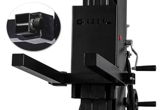 GUIL ULK-600XL - Kompakter Gabellift mit Winde (Arbeitshöhe max. 6,00m | Belastbarkeit max. 350kg | Ladehöhe 30cm |-4