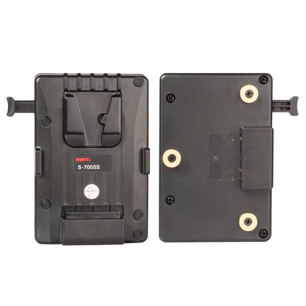 SWIT ELECTRONICS S-7005S - Gold-Mount auf V-Mount Akkuadapter - in schwarz-0