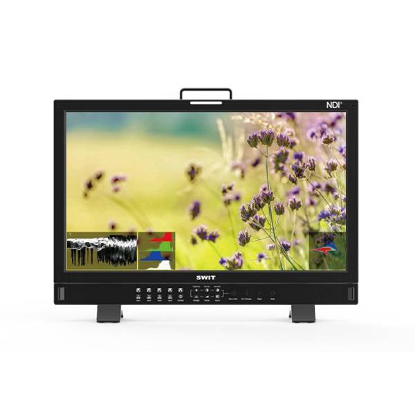 SWIT ELECTRONICS BM-245-NDI - 4K NDI Videomonitor (23,8" Full-HD QLED-Display | 3D LUT Auto-Kalibrierung |-0