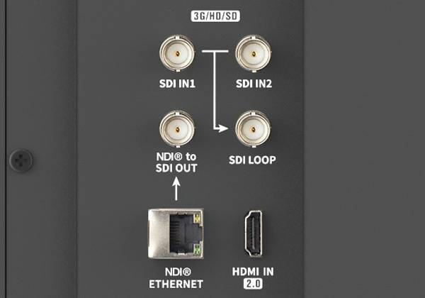 SWIT ELECTRONICS BM-245-NDI - 4K NDI Videomonitor (23,8" Full-HD QLED-Display | 3D LUT Auto-Kalibrierung |-3
