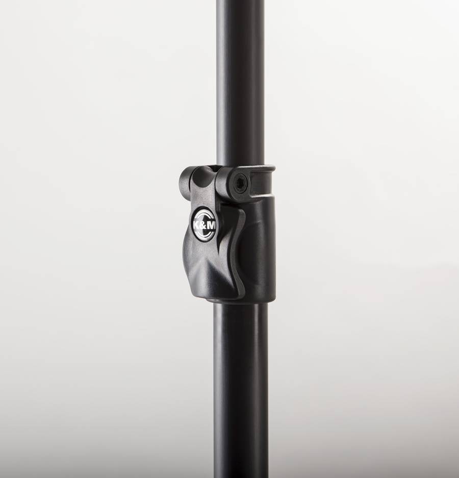 KOENIG & MEYER Mikrofonangel aus 2-fach ausziehbarer Aluminium-Rohrkombination (Länge 635 - 1.520 mm | 3/8"-1