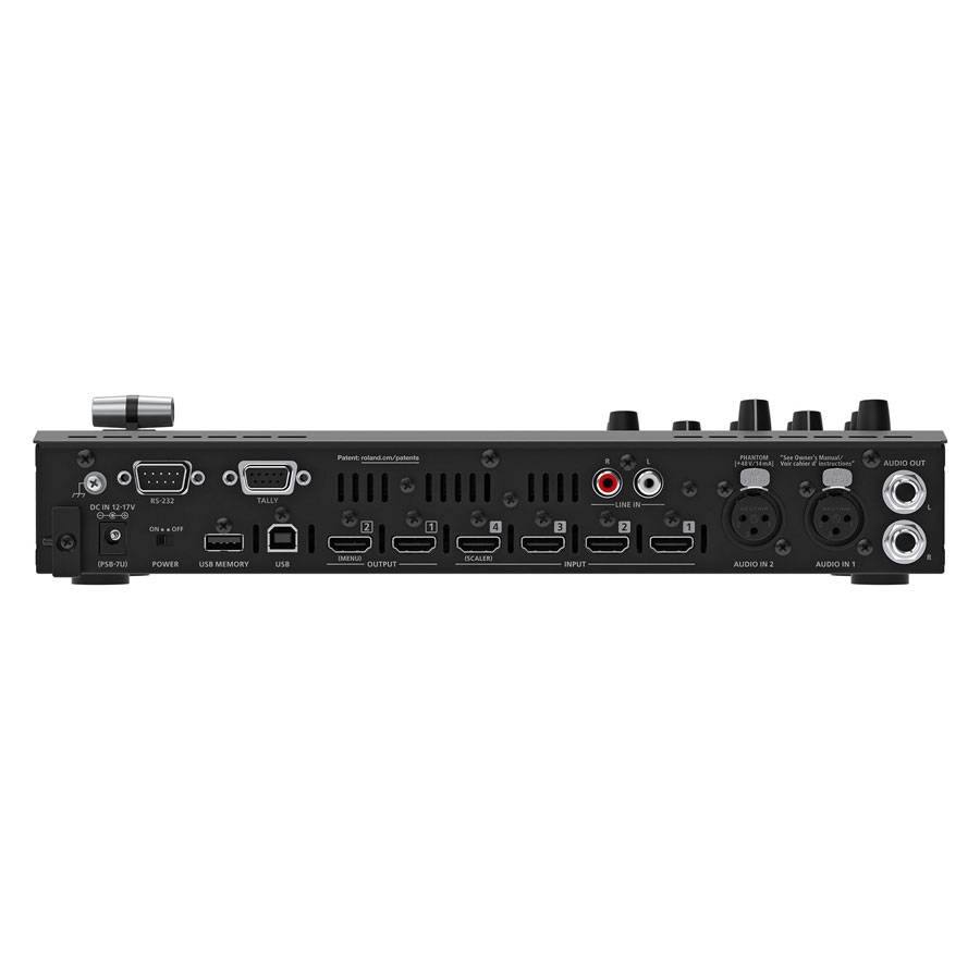 ROLAND V-1HD+ - Kompakter 4-Kanal HD Video-Switcher (1.080p | 4x HDMI-In & 2x HDMI-Out | Embedded Audio | Video-Scaler |-3