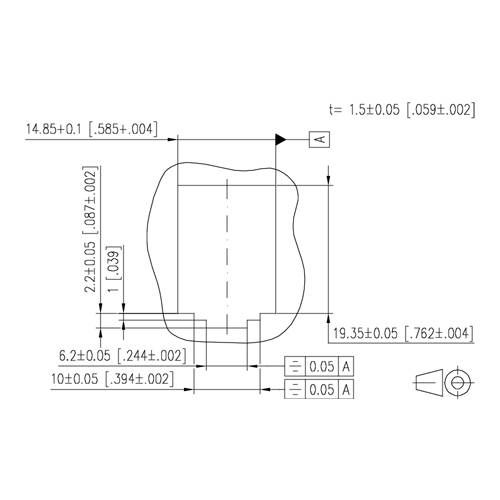 METZ CONNECT Silber Metall 1 Stücke Modul wall outlet UP0 3 port unequipped-1